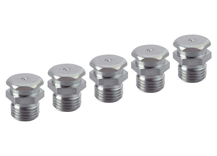 Faithfull Grease Nipple Button 1/4In Bsp (Pack 5)