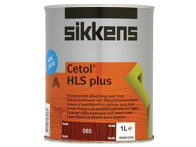 Sikkens Cetol Hls Plus Translucent Woodstain Teak 1 Litre