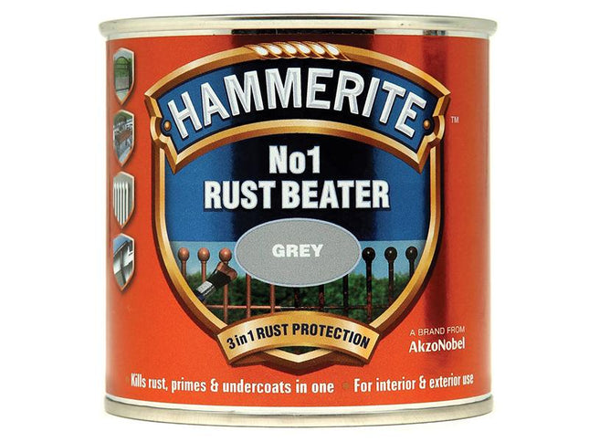 Hammerite No.1 Rust Beater Paint Grey 250Ml