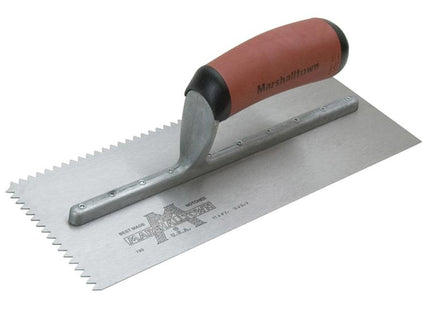 Marshalltown M701Sd V 3/16In Notched Trowel Durasoft Handle 11 X 4.1/2In