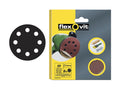 Flexovit Hook & Loop Sanding Discs 125Mm Extra Fine 240G (Pack Of 6)
