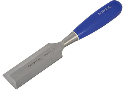 Faithfull Bevel Edge Chisel Blue Grip 38Mm (1.1/2In)
