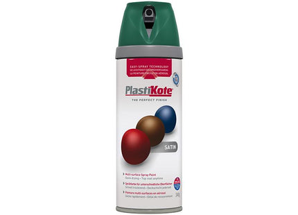 Plastikote Twist & Spray Satin Hunter Green 400Ml