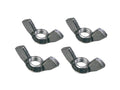 Faithfull External Building Profile Wing Nuts (Pack Of 4)