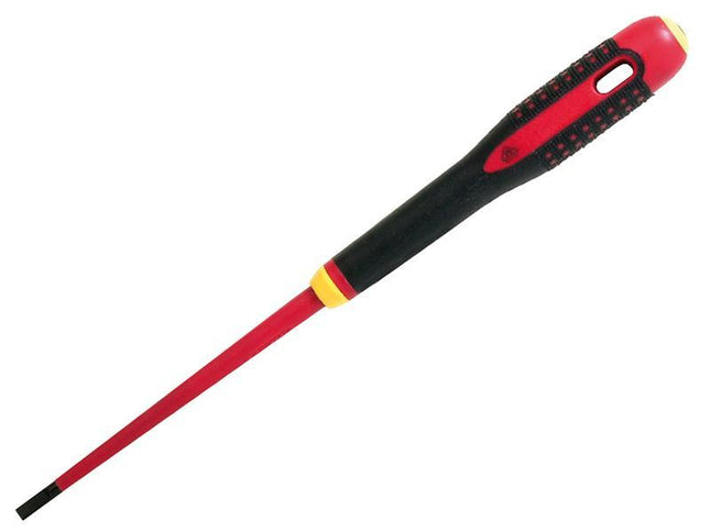 Bahco ERGOª Slim VDE Insulated Slotted Screwdriver 3.0 x 100mm