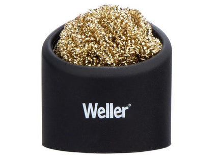 Weller Brass Wire Sponge Cleaner with Holder
