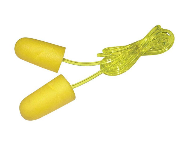 Scan Foam Earplugs & Cord (6 Pairs) Snr 33 Db