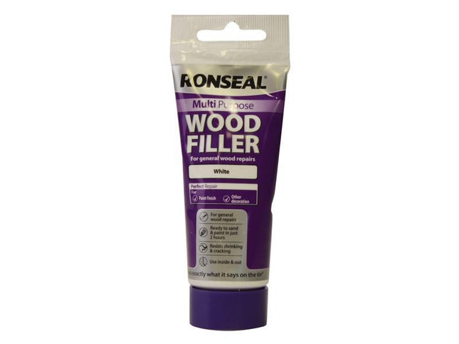 Ronseal Multi Purpose Wood Filler Tube White 100G