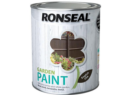 Ronseal Garden Paint English Oak 750Ml
