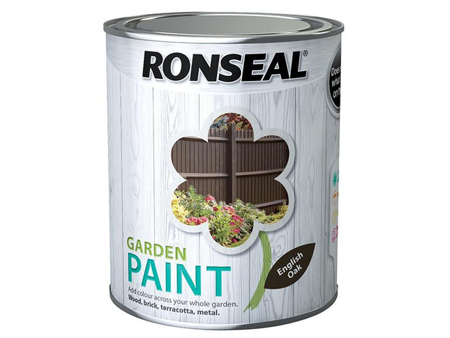 Ronseal Garden Paint English Oak 750Ml