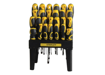 Stanley Tools 062142 Screwdriver Set, In Rack 26 Piece Sl/Ph/Pz/Tx