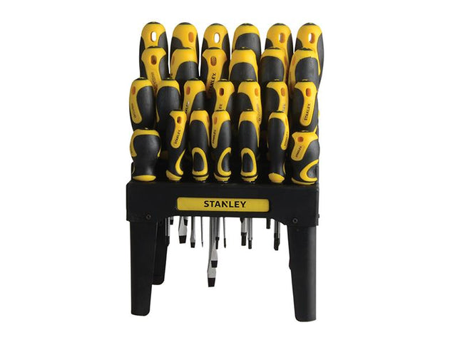 Stanley Tools 062142 Screwdriver Set, In Rack 26 Piece Sl/Ph/Pz/Tx