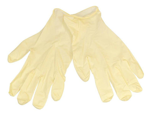 Scan Latex Examination Gloves - Medium (Box 100)