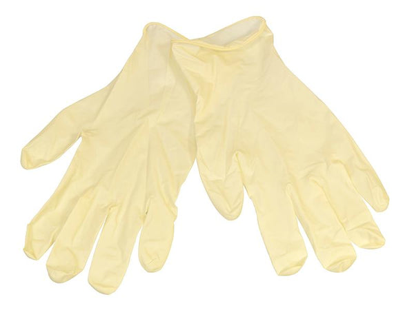 Scan Latex Examination Gloves - Medium (Box 100)