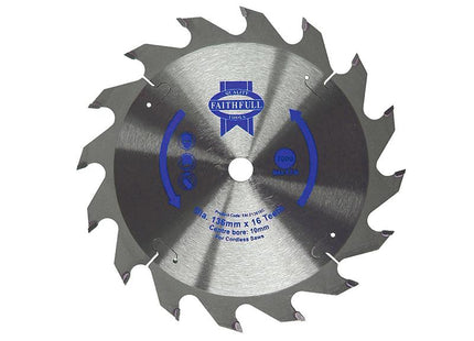 Faithfull Tct Cordless Trimsaw Blade 136 X 10Mm X 30T