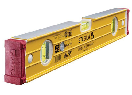 Stabila 96-2-40 Spirit Level 3 Vial 15225 40Cm