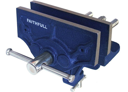 Faithfull Woodcraft Vice 150Mm (6In) - Clamp Mount