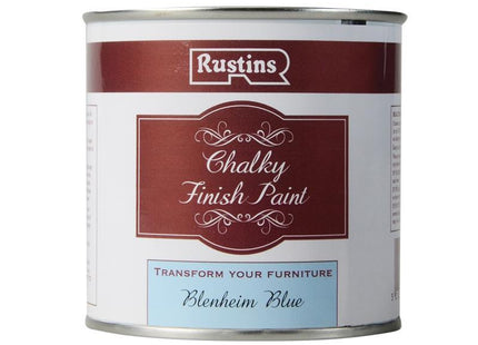 Rustins Chalky Finish Paint Blenheim Blue 250Ml