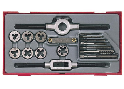 Teng Tttd17 17 Piece Rethreading Tap & Die Set
