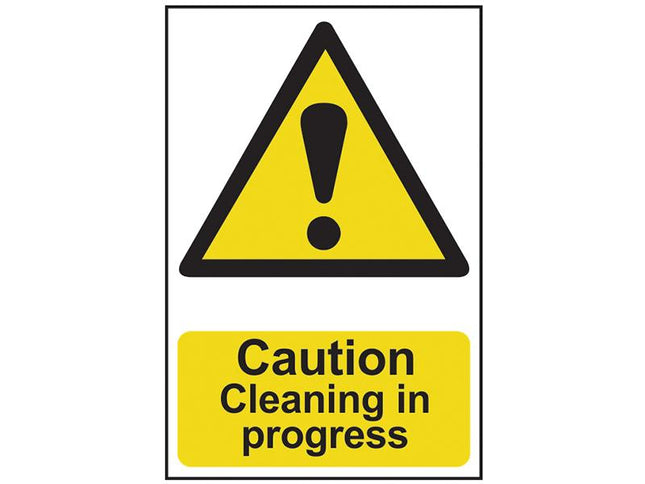 Scan Caution Cleaning In Progress - Pvc 200 X 300Mm