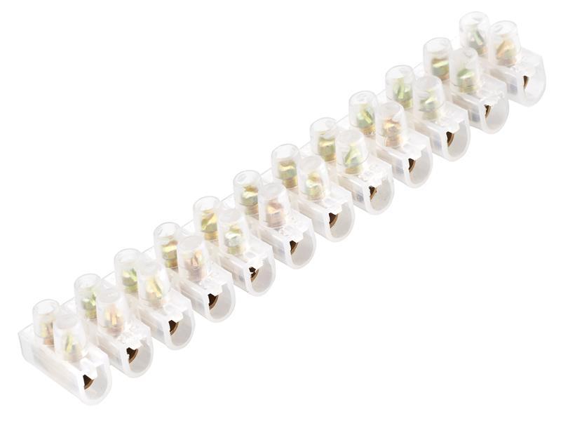 Masterplug Knob Masterplug Connector Strips 2.5A 12W (Pack 10) β Tradehutdirect
