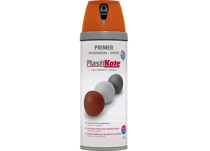Plastikote Twist & Spray Primer Red Oxide 400Ml