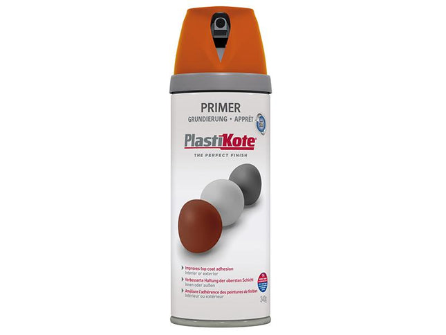 Plastikote Twist & Spray Primer Red Oxide 400Ml