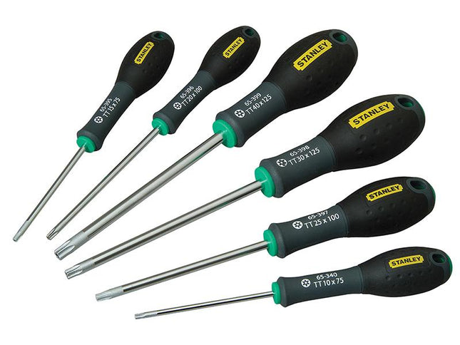 Stanley Tools Fatmax Screwdriver Set, 6 Piece Tamper-Proof Torx