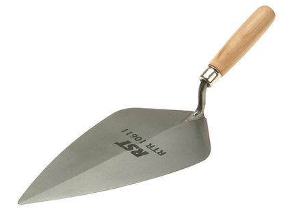 R.S.T. London Pattern Brick Trowel Wooden Handle 11In
