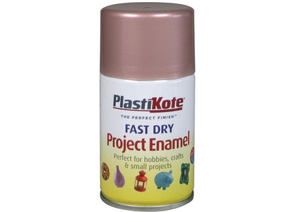 Plastikote Fast Dry Enamel Aerosol Rose Gold 100Ml