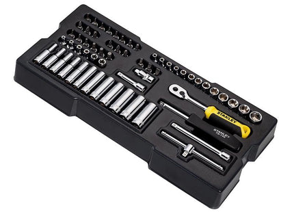 Stanley Tools Transmodule System 1/4In Drive Metric Socket Set 60 Piece