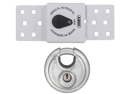 ABUS Mechanical 142 Series Sliding Door Van Lock & 26/70mm Diskus Padlock