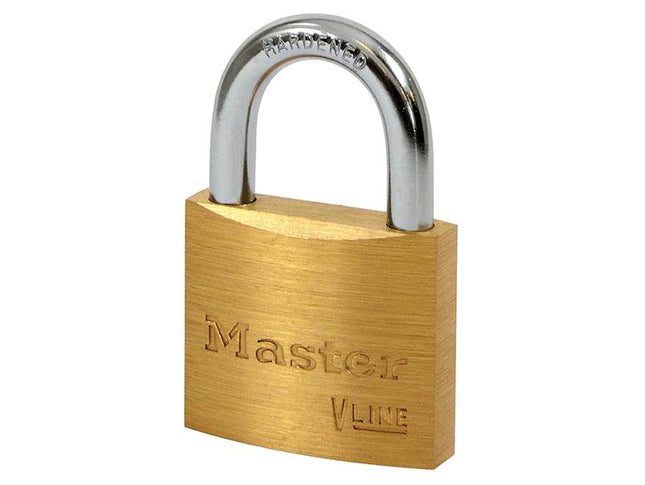 Master Lock V Line Brass 40Mm Padlock - Keyed Alike 2341