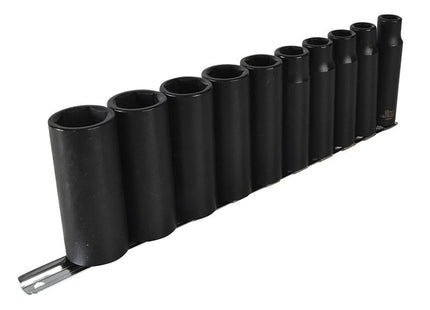 Teng 9126 Deep Impact Socket Set Of 10 Metric 1/2In Drive