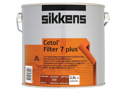 Sikkens Cetol Filter 7 Plus Translucent Woodstain Dark Oak 2.5 Litre