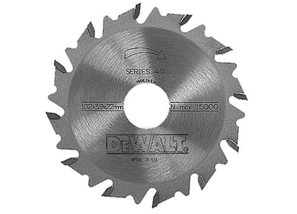 DEWALT Dt1306 Extreme Biscuit Jointer Blade 102 X 22 X 12 Tooth