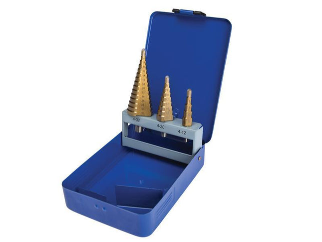 Bluespot Tools Step Drill Set 4-32Mm  3 Piece