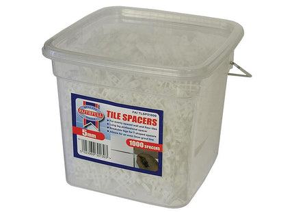 Faithfull Tile Spacer Long Leg 5Mm Tub Of 1000