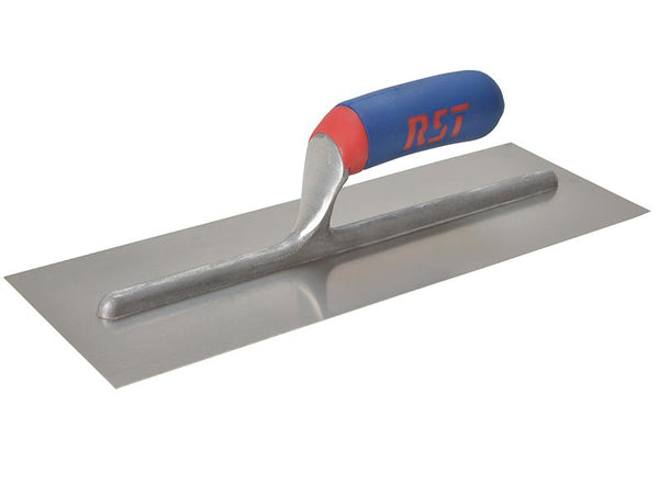 R.S.T. Plasterer'S Finishing Trowel Stainless Steel Soft Touch Handle 16 X 4In
