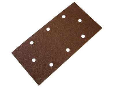 Faithfull 1/3 Sanding Sheet Red B/D Perforated Assorted (Pack Of 5)