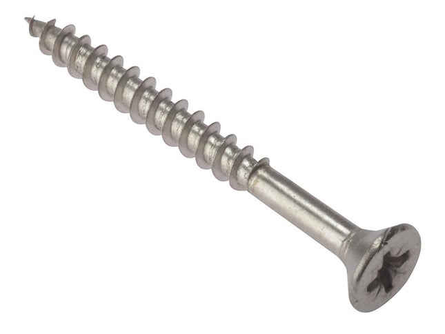 Forgefix Multi-Purpose Pozi Screw Csk St Stainless Steel 5.0 X 50Mm Box 200