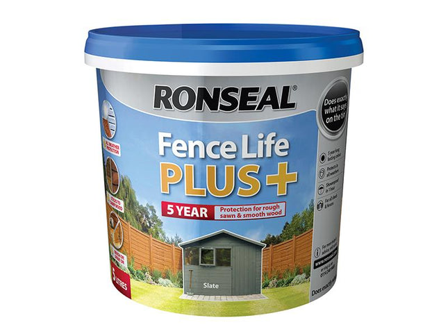 Ronseal Fence Life Plus+ Slate 5 Litre