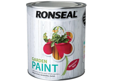 Ronseal Garden Paint Moroccan Red 750Ml