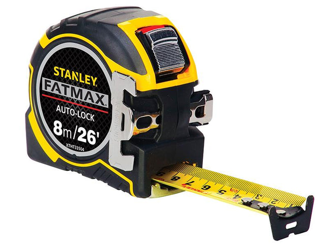 Stanley Tools Fatmax Autolock Pocket Tape 8M/26Ft (Width 32Mm)