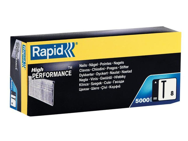 RAPID No.8 Brad Nails 18Ga 50Mm (Box 5000)