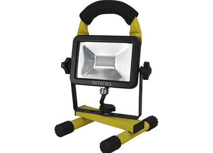 Faithfull Power Plus Smd Led Pod Site Flood Light 10W 900 Lumens 240V