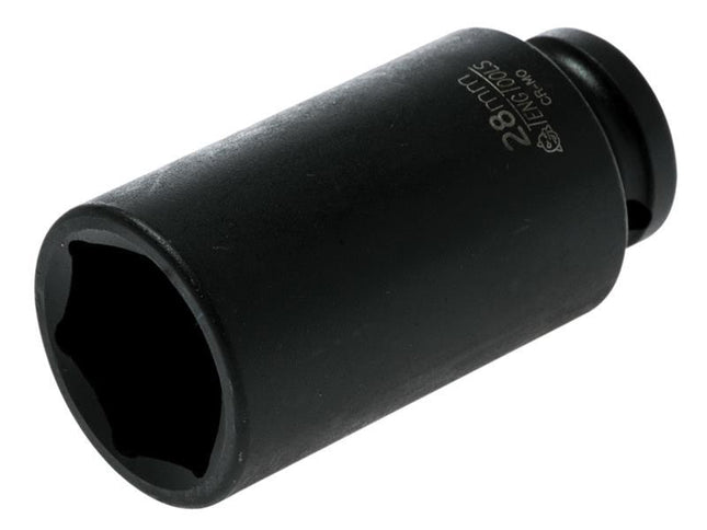 Teng Deep Impact Socket Hexagon 6 Point 1/2In Drive 28Mm