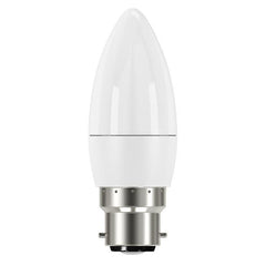 Energizer LED BC (B22) Opal Candle Non-Dimmable Bulb, Warm White 470 lm 5.9W
