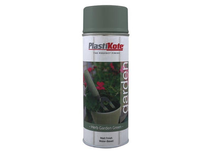 Plastikote Garden Colours Spray Paint Herb Garden Green 400Ml