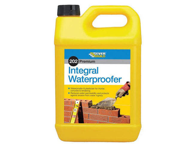 Everbuild 202 Integral Liquid Waterproofer 5 Litre